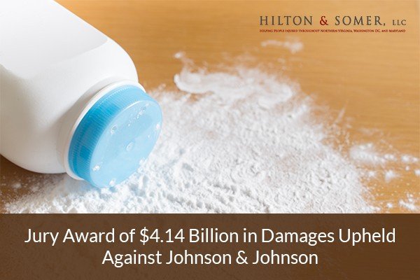 Jury Award Of $4.14 Billion In Damages Upheld Against Johnson & Johnson